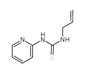 1-烯丙基-3-(吡啶-2-基)硫脲结构式