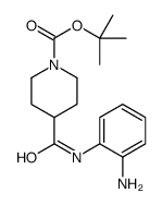 4-(2-AMINO-PHENYLCARBAMOYL)-PIPERIDINE-1-CARBOXYLIC ACID TERT-BUTYL ESTER Structure