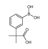 3-二羟硼基-a,a-二甲基-苯乙酸结构式