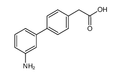 4-联苯-3-氨基-乙酸结构式