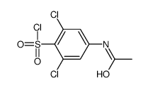 4-acetamido-2,6-dichlorobenzenesulfonyl chloride Structure