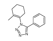 1-(2-methylcyclohexen-1-yl)-5-phenyltetrazole结构式