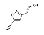 3-Isoxazolecarboxaldehyde, 5-ethynyl-, oxime (7CI)结构式
