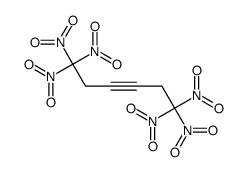 1,1,1,6,6,6-hexanitrohex-3-yne结构式