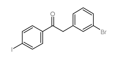 2-(3-BROMOPHENYL)-4'-IODOACETOPHENONE结构式