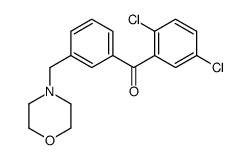 2,5-DICHLORO-3'-MORPHOLINOMETHYL BENZOPHENONE picture