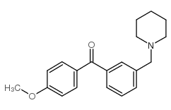 4'-METHOXY-3-PIPERIDINOMETHYL BENZOPHENONE picture