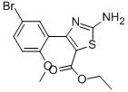 2-amino-4-(5-bromo-2-methoxyphenyl)-5-thiazolecarboxylic acid ethyl ester picture