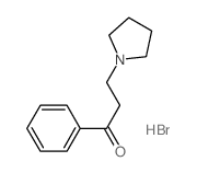 1-phenyl-3-pyrrolidin-1-yl-propan-1-one structure