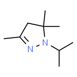 2-Pyrazoline,1-isopropyl-3,5,5-trimethyl- (7CI)结构式
