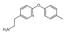 2-[6-(4-methylphenoxy)pyridin-3-yl]ethanamine Structure