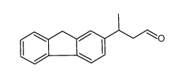 (+/-)-3-(2-fluorenyl)butyraldehyde Structure