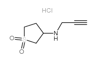 (1,1-Dioxo-tetrahydrothiophen-3-yl)-prop-2-ynyl-amine hydrochloride structure