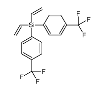 bis(ethenyl)-bis[4-(trifluoromethyl)phenyl]silane结构式