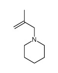 1-(2-methylprop-2-enyl)piperidine结构式