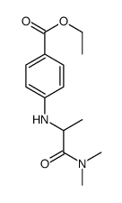 ethyl 4-[[1-(dimethylamino)-1-oxopropan-2-yl]amino]benzoate结构式