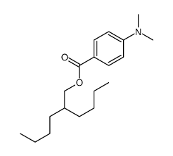 2-butylhexyl 4-(dimethylamino)benzoate结构式