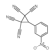 1,1,2,2-Cyclopropanetetracarbonitrile,3-(3-nitrophenyl)-结构式