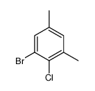 1-Bromo-2-chloro-3,5-dimethylbenzene Structure