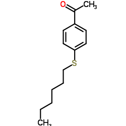 1-[4-(Hexylsulfanyl)phenyl]ethanone Structure