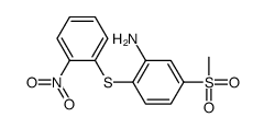 5-mesyl-2-[(2-nitrophenyl)thio]aniline Structure