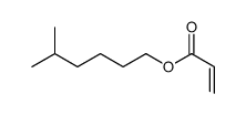 5-methylhexyl prop-2-enoate结构式