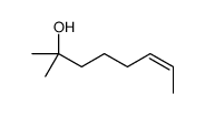 (E)-2-methyloct-6-en-2-ol Structure