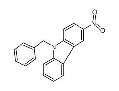 9-benzyl-3-nitrocarbazole Structure