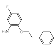 5-Fluoro-2-(phenethyloxy)aniline结构式