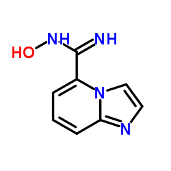 N-Hydroxyimidazo[1,2-a]pyridine-5-carboximidamide结构式