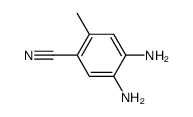4,5-diamino-2-methyl-benzonitrile结构式
