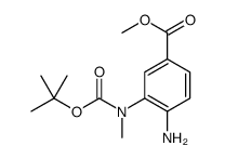 4-Amino-3-(tert-butoxycarbonyl-methyl-amino)-benzoic acid methyl ester picture