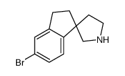 6-bromospiro[1,2-dihydroindene-3,3'-pyrrolidine] Structure