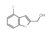 (4-Fluoro-1-benzothiophen-2-yl)methanol Structure