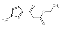 ethyl 3-(1-methylpyrazol-3-yl)-3-oxopropanoate结构式