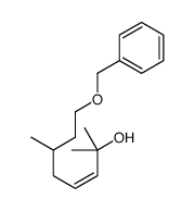 2,6-dimethyl-8-phenylmethoxyoct-3-en-2-ol结构式