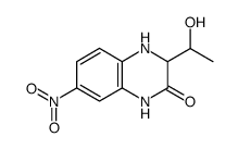 2(1H)-Quinoxalinone, 3,4-dihydro-3-(1-hydroxyethyl)-7-nitro结构式