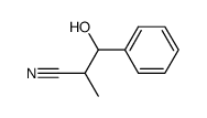 3-hydroxy-3-phenyl-2-methylpropionitrile Structure