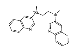 1,2-bis(dimethyl(3-quinolyl)silyl)ethane Structure