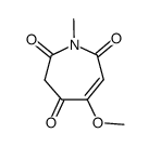 5-Methoxy-1-methyl-azepine-2,4,7-trione Structure
