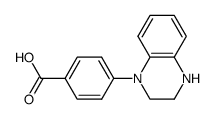 4-(3,4-dihydroquinoxalin-1(2H)-yl)benzoic acid结构式