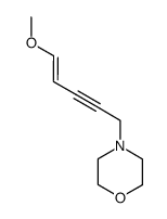 4-(5-methoxy-pent-4-en-2-ynyl)-morpholine结构式