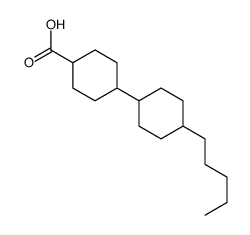 4-cyclohexyl-1-pentylcyclohexane-1-carboxylic acid结构式