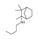 N-butyl-2,2,3-trimethylbicyclo[2.2.1]heptan-3-amine结构式