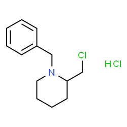 1-BENZYL-2-(CHLOROMETHYL)PIPERIDINE HYDROCHLORIDE结构式