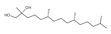 (2R,6R,10R)-2,6,10,14-Tetramethylpentadecan-1,2-diol结构式