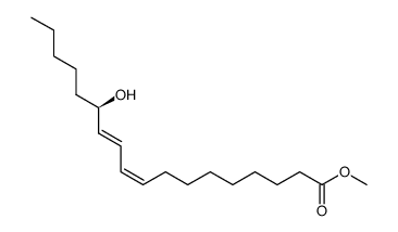 (R,9Z,11E)-13-Hydroxy-9,11-octadecadienoic acid methyl ester结构式