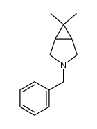 3-benzyl-6,6-dimethyl-3-azabicyclo[3.1.0]hexane结构式