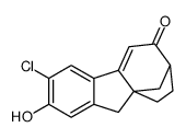 3-Chloro-2-hydroxy-7,8,9,10-tetrahydro-6H-7,9a-methanobenzo[a]azulen-6-one结构式