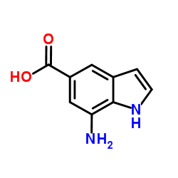 7-Amino-1H-indole-5-carboxylic acid structure